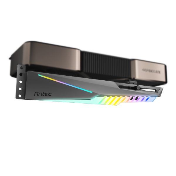 AT-HGPUH-ARGB-B_Antec-Dagger-ARGB-GPU-Support-Black_wr_01.jpg Antec Dagger ARGB GPU Support Bracket - Black