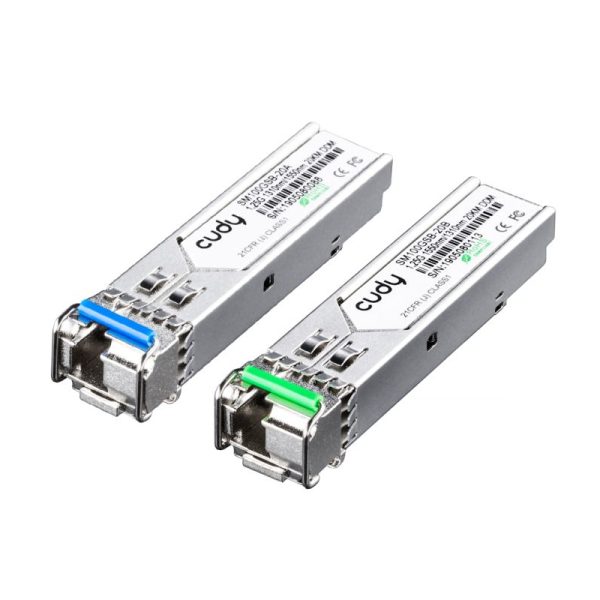 SM100GSB-20AB_wr_01.jpg Cudy Single Mode 1.25G LC Bi-Directional SFP 20km