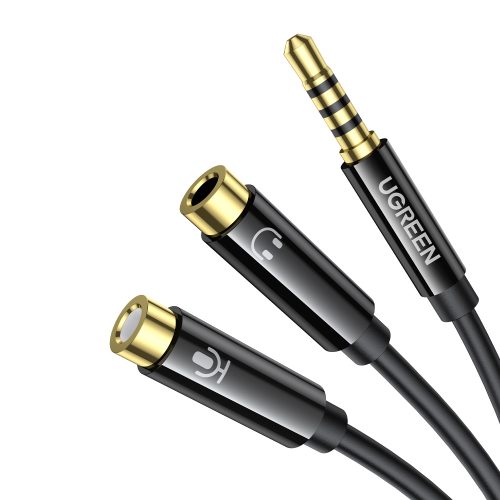 AV141-30620_UGreen-AV141-3.5mm-Headset-Splitter-Cable-1x-Male-to-2x-Female-20cm-Black_wr_01.jpg UGREEN AV141 3.5mm Headset Splitter Cable (1x Male to 2x Female) 20cm - Black